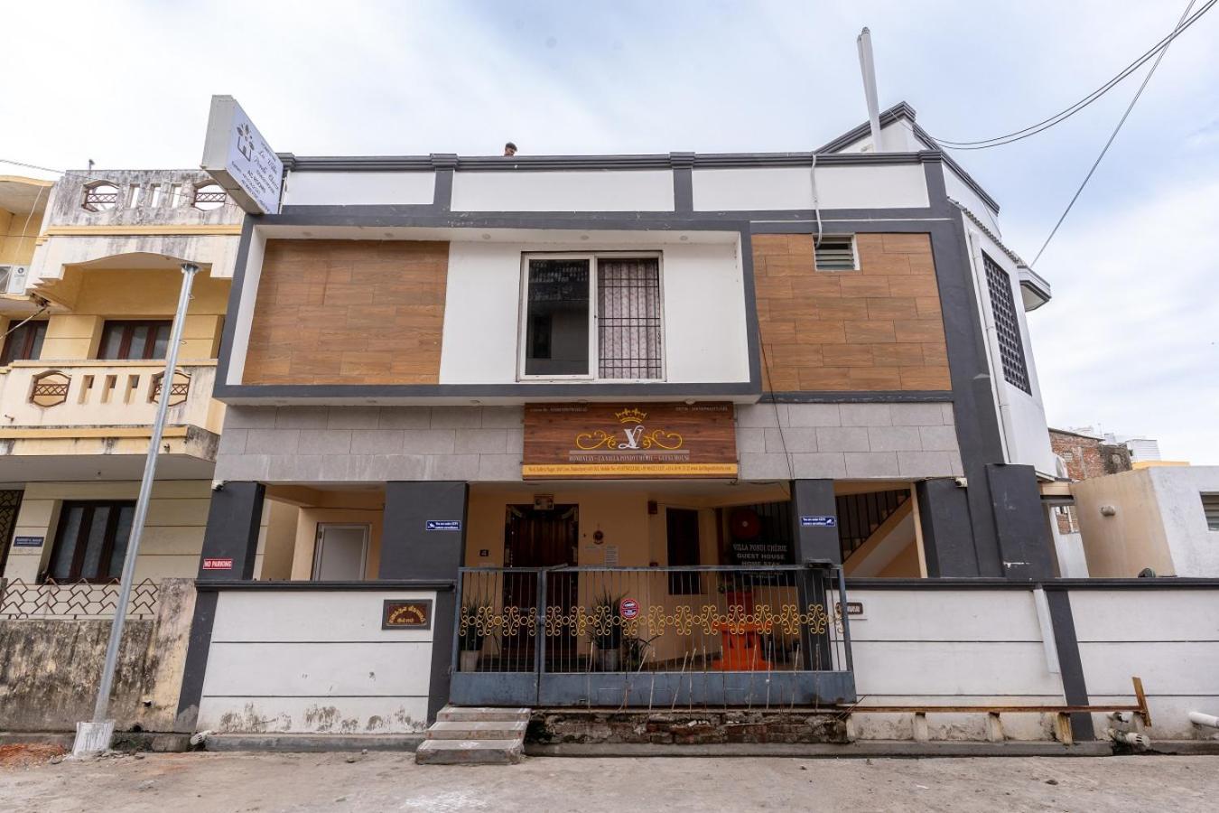 La Villa Pondi Cherie Centertownbeachauroville Puduččéri Exteriér fotografie